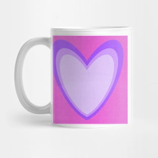 Copy of Linen textured heart green Mug